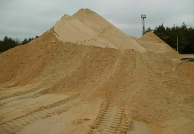 Песок отсыпочный с доставкой в Томске